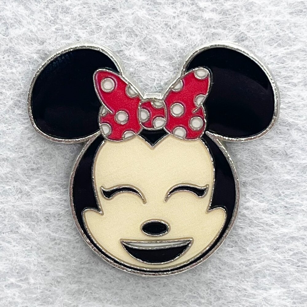 🔮 5/$25 Disney‎ Minnie Mouse Smiling Emoji Pin